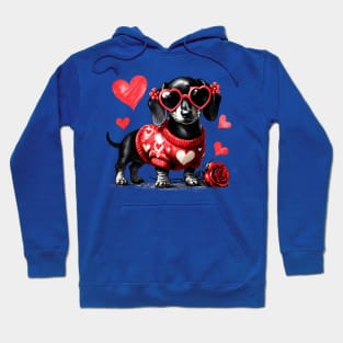 Ready For Love Dachshund Hoodie